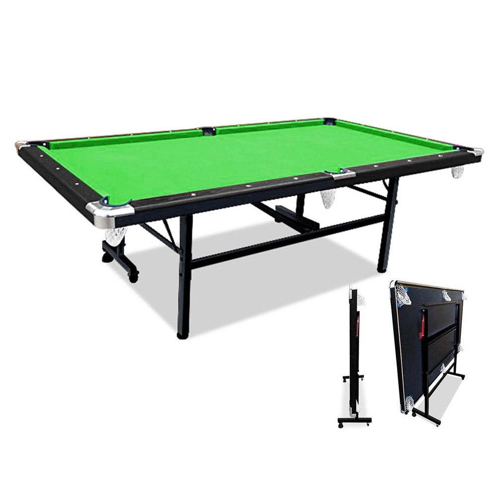 7FT Foldable Pool Table Billiard Table Free Accessory For Small Room