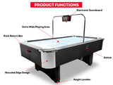 AH08 7FT Air Hockey Table With Bridge Electronic Scoreboard