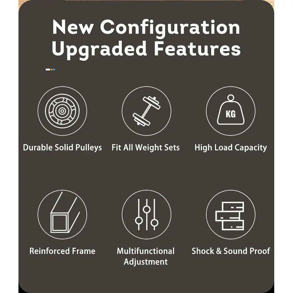 MERIDIAN X6 Multi-function Power Rack Squat Cage Weight Train Equipment Home Gym Smith Machine