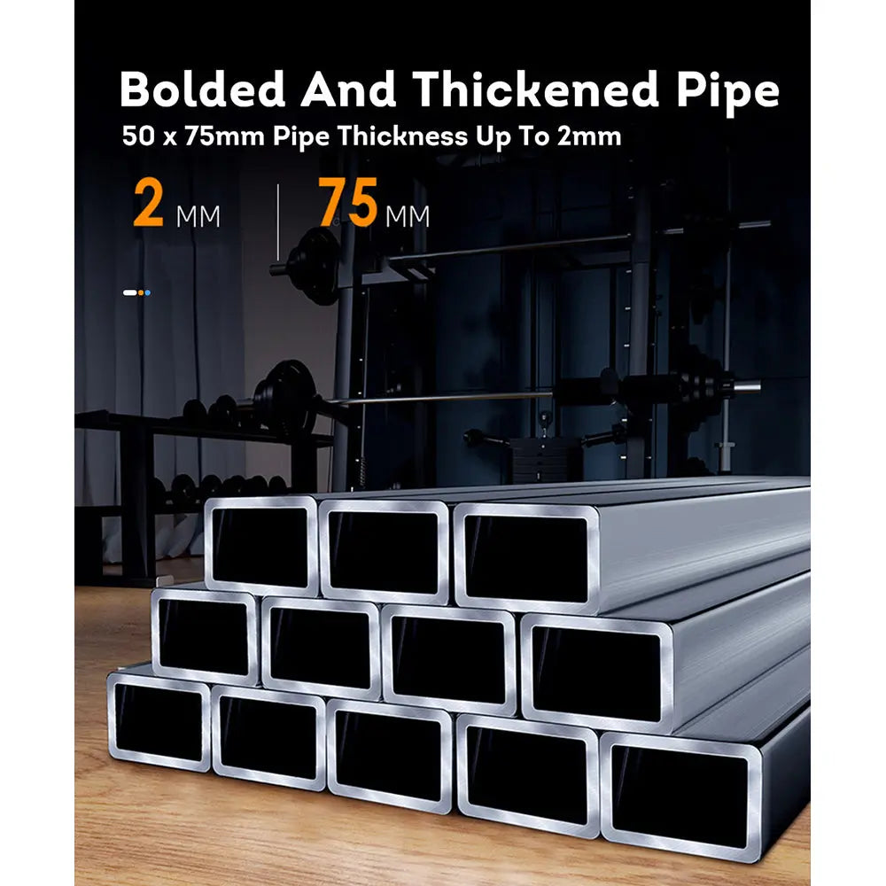 MERIDIAN X6 Multi-function Power Rack Squat Cage Weight Train Equipment Home Gym Smith Machine