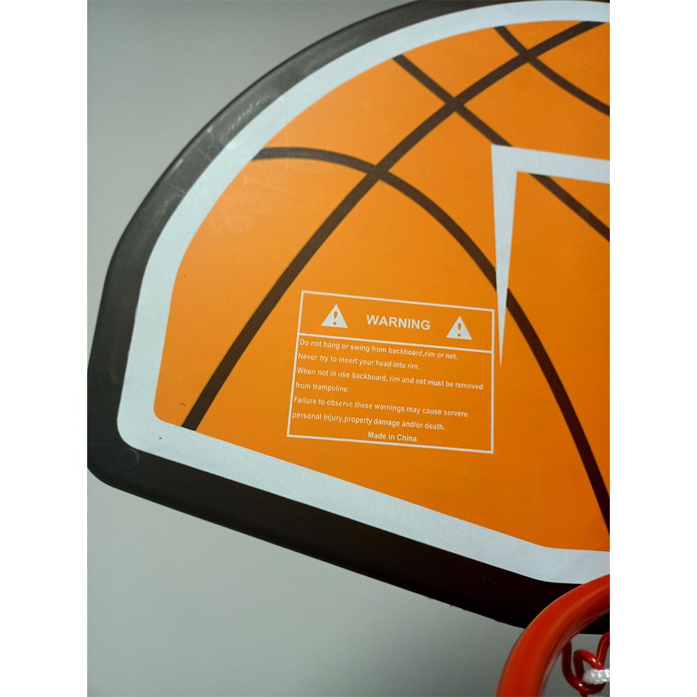 POP MASTER 6/8/10/12/14/16FT Curved Trampoline With PE Sunshade Cover