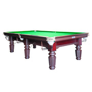 JOY Q3+ 9FT Chinese Luxury Slate Table Pool Table Maroon/Brown Frame