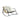 LIVARA Single Seat Integral Backrest Rocking Chair Carbon Steel Frame