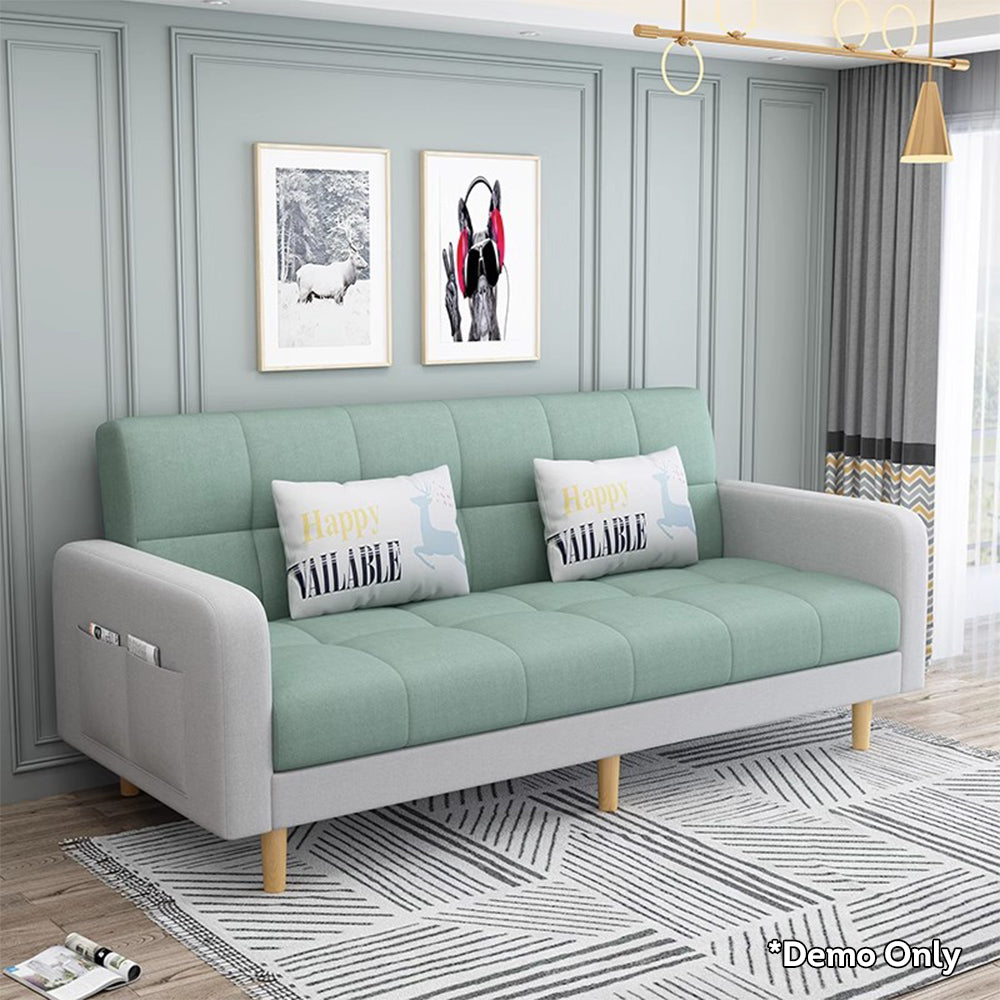 LIVARA 170cm/ 200cm Multifunctional Sofa Bed Solid Wood Frame