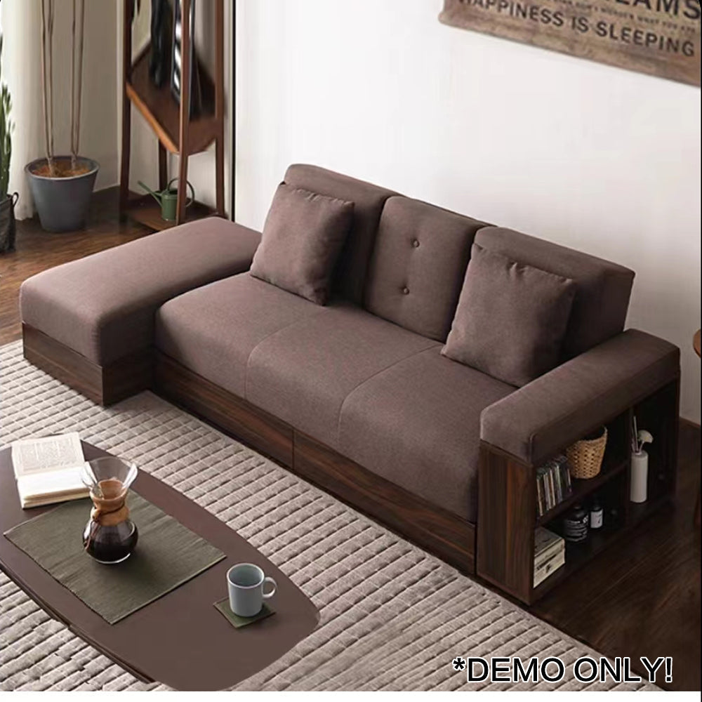 LIVARA 207CM Multi-functional Sofa Bed w/ Storage Space