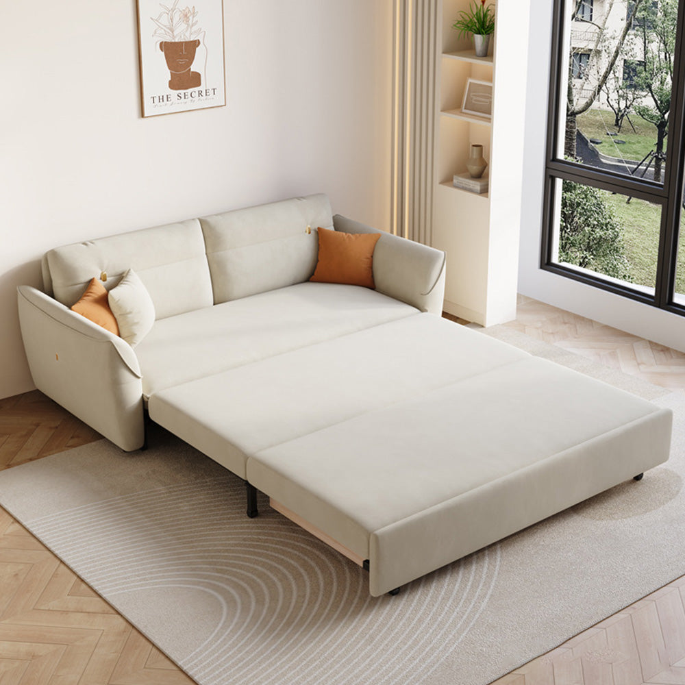 LUXORA 130-210cm Telescopic Storage Sofa Folding Sofa Bed