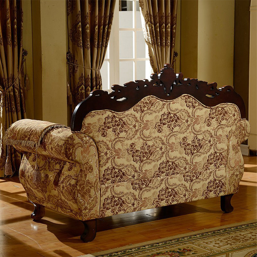 LIVARA Fabric Sofa Solid Wood Frame