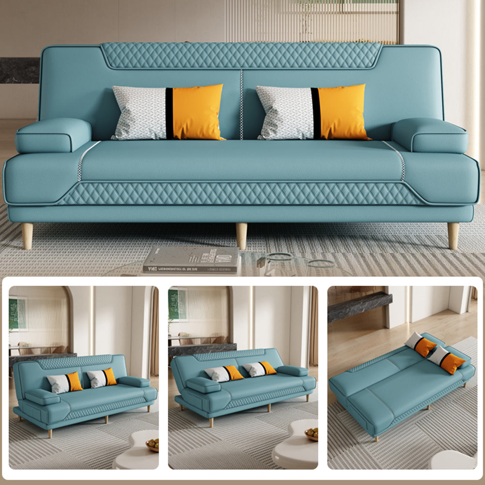 LIVARA 150/ 180/ 200cm Multifunctional Sofa Bed Solid Wood Legs