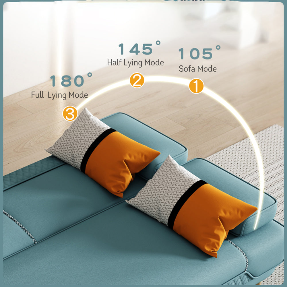 LIVARA 150/ 180/ 200cm Multifunctional Sofa Bed Solid Wood Legs