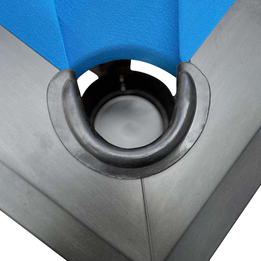 QUESLA WP06 8FT Slate Pool Snooker Table Billiards Table - Blue&Black