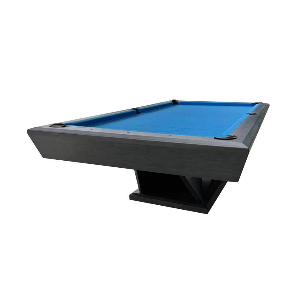 QUESLA WP06 8FT Slate Pool Snooker Table Billiards Table - Blue&Black