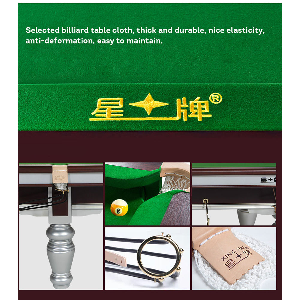 XINGPAI XW117 9FT Chinese Luxury Slate Table Pool Table