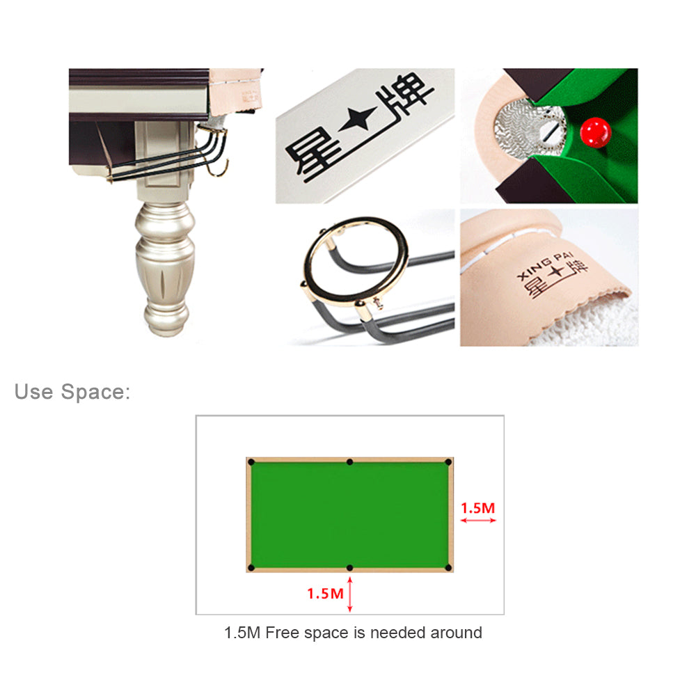 XINGPAI XW106 12FT Star Tournament British Snooker Table High-end Configuration Table