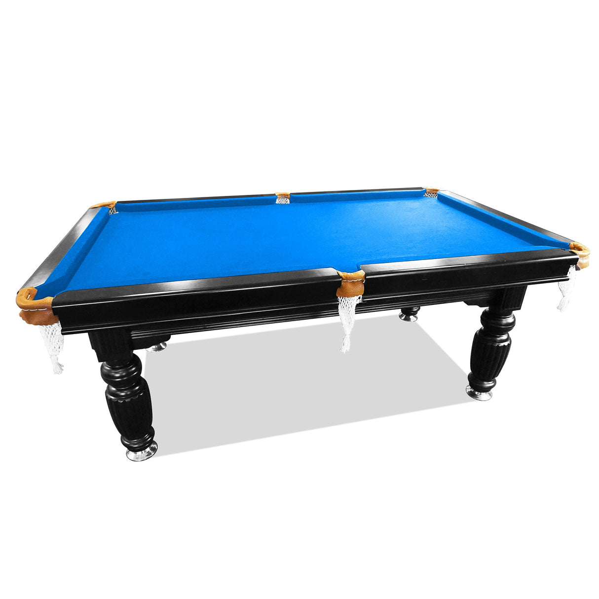 7FT Luxury Slate Pool Table Solid Timber Billiard Table Professional Snooker Game Table With Accessories Pack,Black Frame