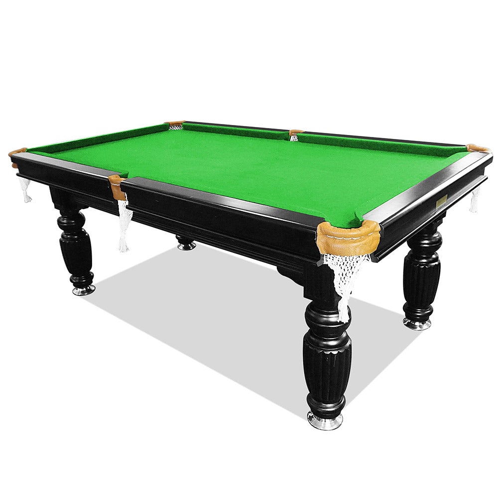 7FT Luxury Slate Pool Table Solid Timber Billiard Table Professional Snooker Game Table With Accessories Pack,Black Frame