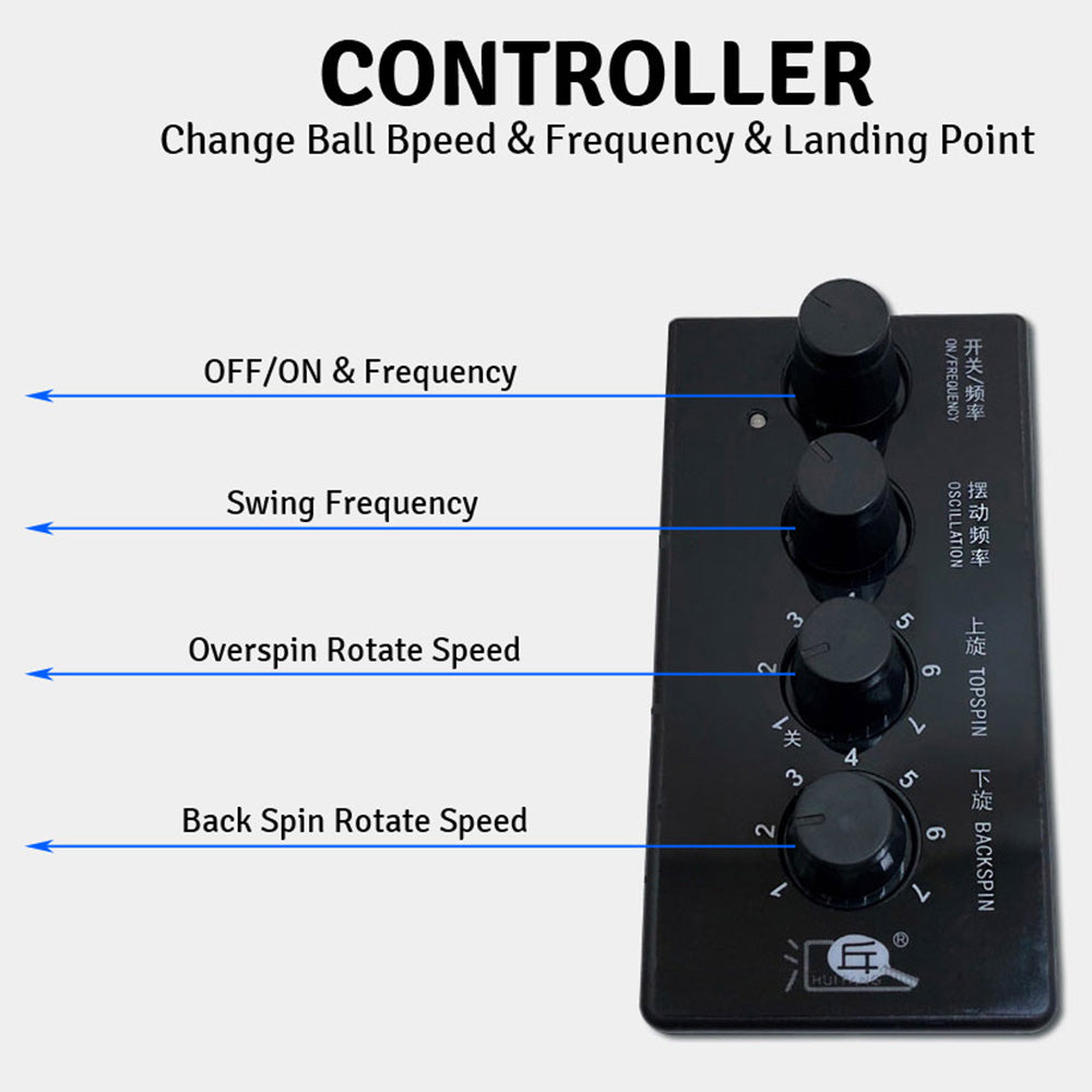 HUIPANG HP-07 Table Tennis Robot Trainer Ping Pong Spin Ball Training Machine