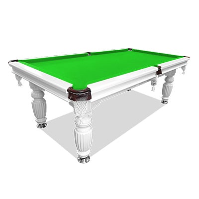 7FT Luxury Slate Pool Table Solid Timber Billiard Table Professional Snooker Game Table With Accessories Pack,White Frame