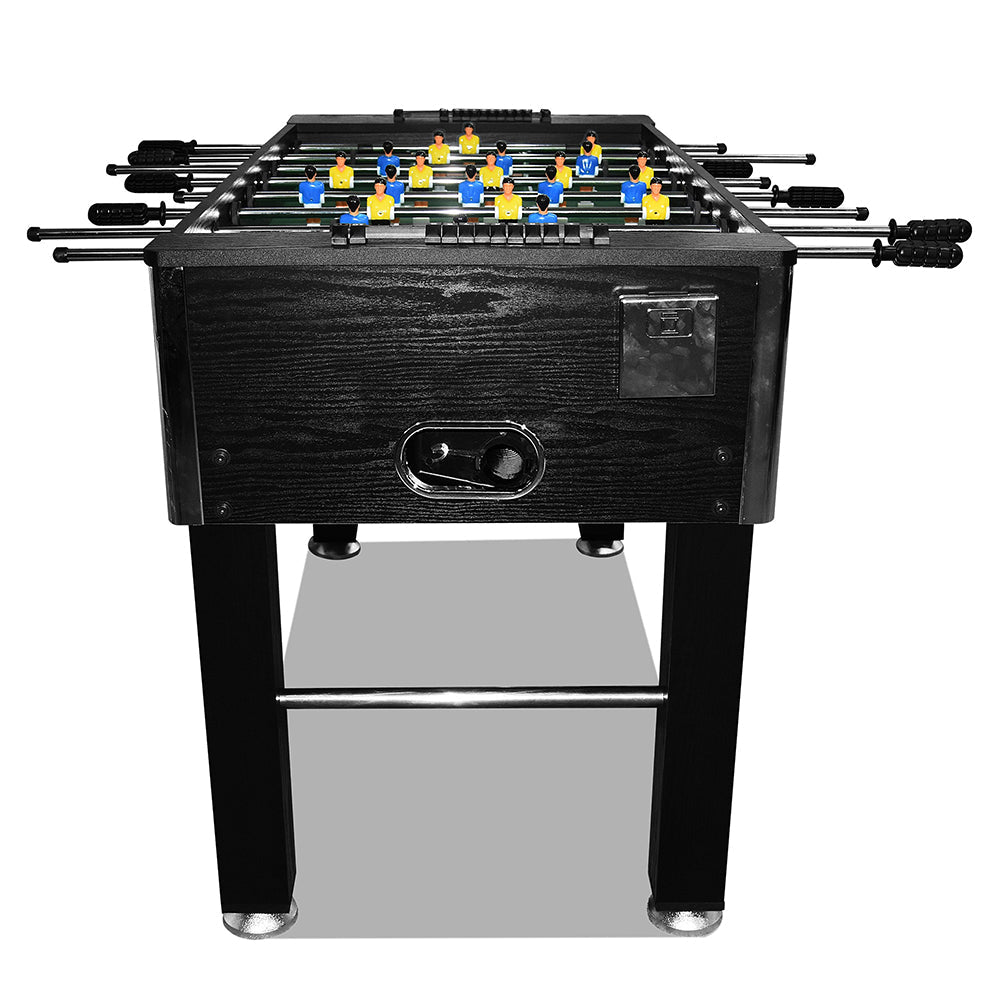 KICKSY 4FT Foosball Soccer Table Black