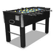 KICKSY 4FT Foosball Soccer Table Black