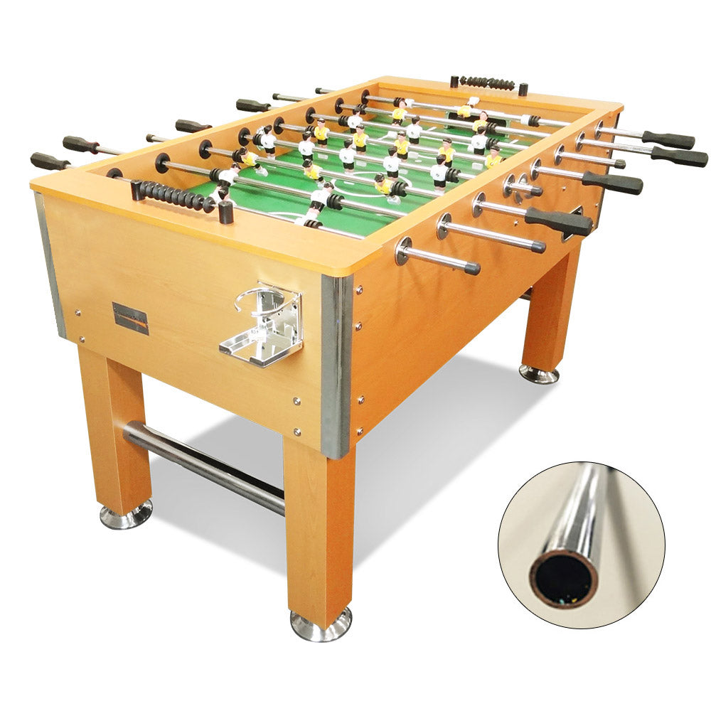 KICKSY HLOW 5FT Foosball Soccer Table with Hollow Steel Rods