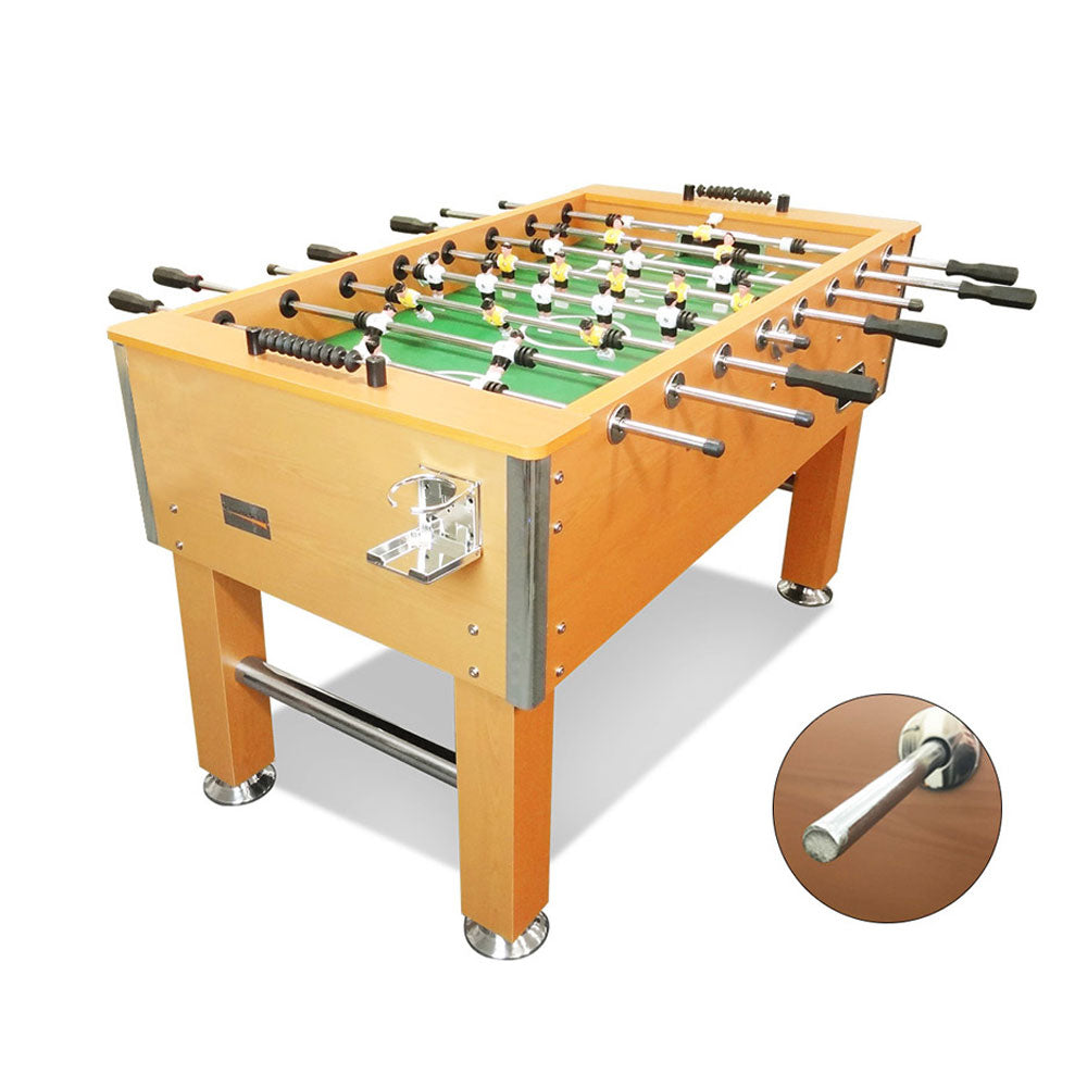 KICKSY 5FT Foosball Soccer Table with Solid Steel Rods
