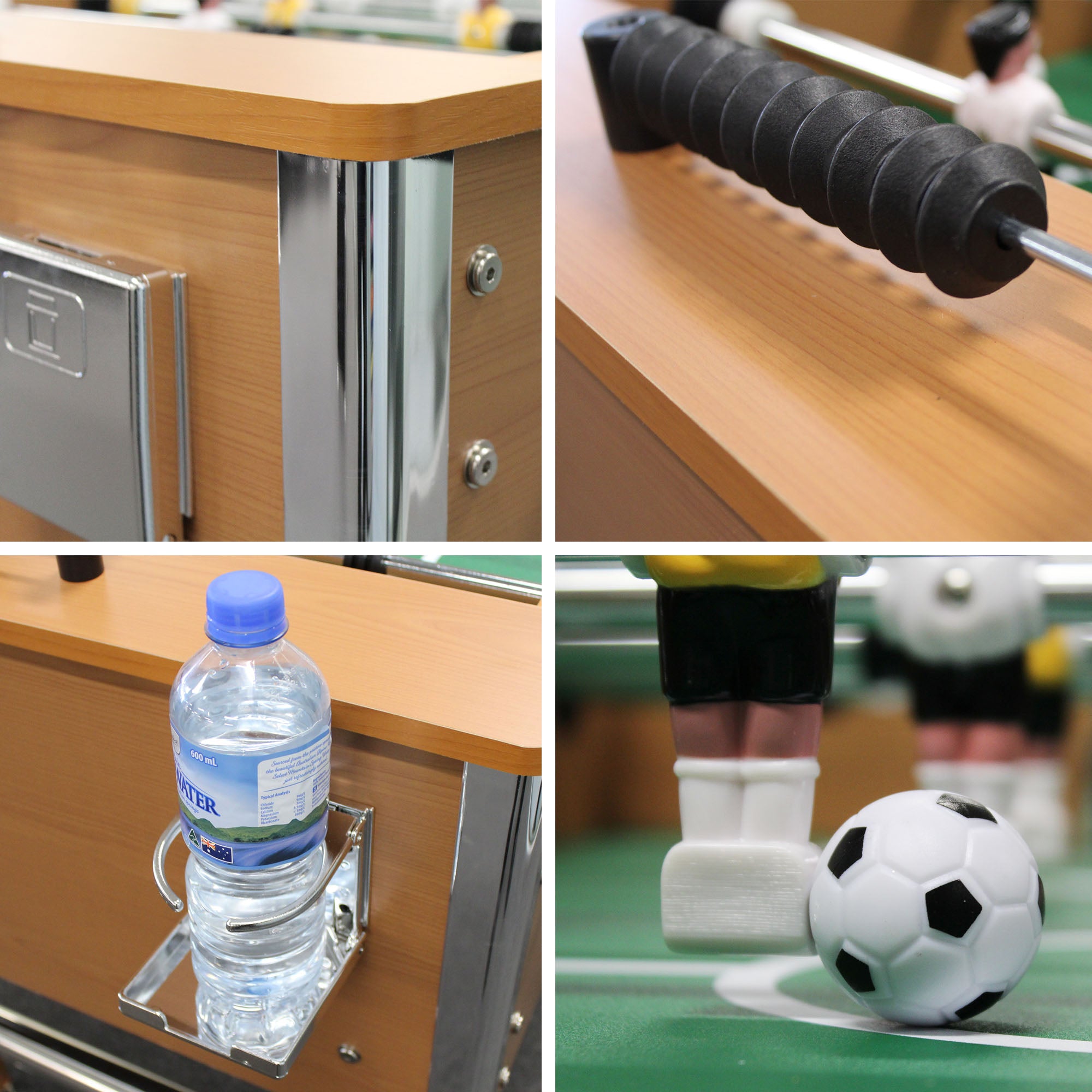 KICKSY 5FT Foosball Soccer Table with Solid Steel Rods