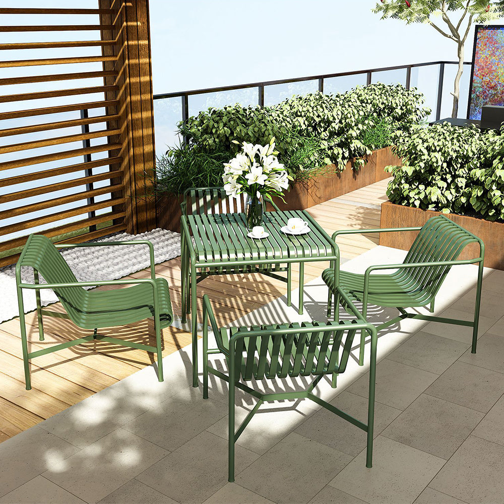 SOLARA Outdoor Iron Table/Bench/Chair/Sofa/Bar Stool - Green