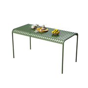 SOLARA Outdoor Wrought Iron 70/120/140/180cm Dining Table - Green