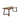 LIVARA 140/160/200CM Dinning Table Pine Wood - Light Walnut