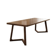 LIVARA 140/160/200CM Dining Table Pine Wood - Light Walnut