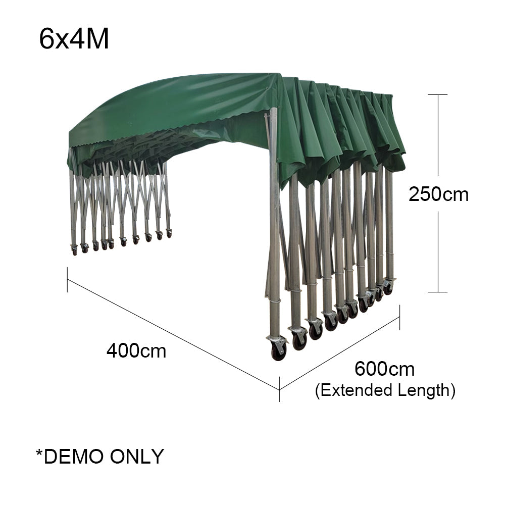 TREKKA Outdoor Moveable and Retractable Tent Steel Frame