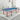 DOUBLE FISH 303 25mm Red&Blue Foldable Indoor Table Tennis/Ping Pong Table - Bats Ball Net ITTF Approve