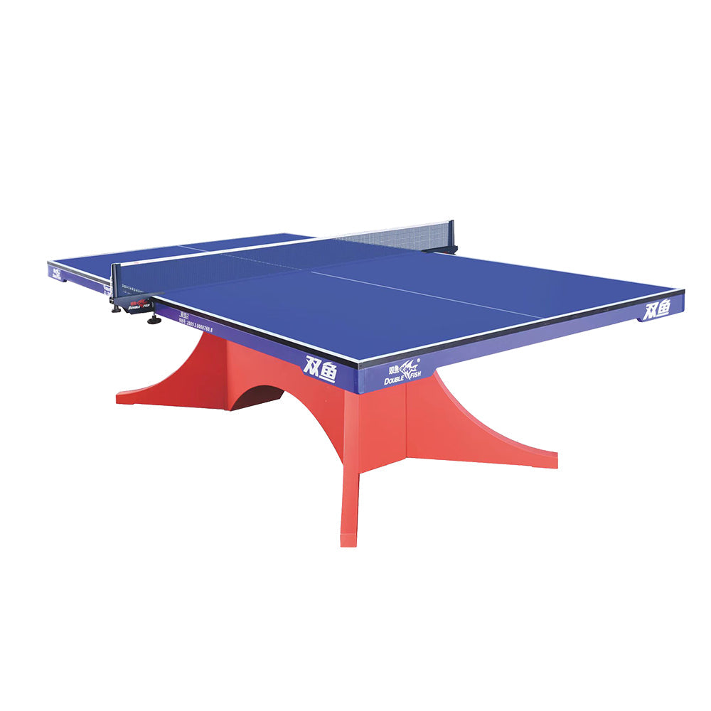 DOUBLE FISH Volant 2-B 25mm Red&Blue Pro Indoor Table Tennis/Ping Pong Table - Bats Ball Net ITTF Approve