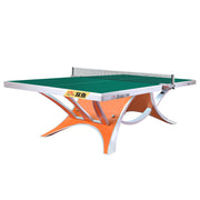 DOUBLE FISH VOLANT KING 2 25mm Orange&Green Pro Indoor Table Tennis/Ping Pong Table - Bats Ball Net ITTF Approve