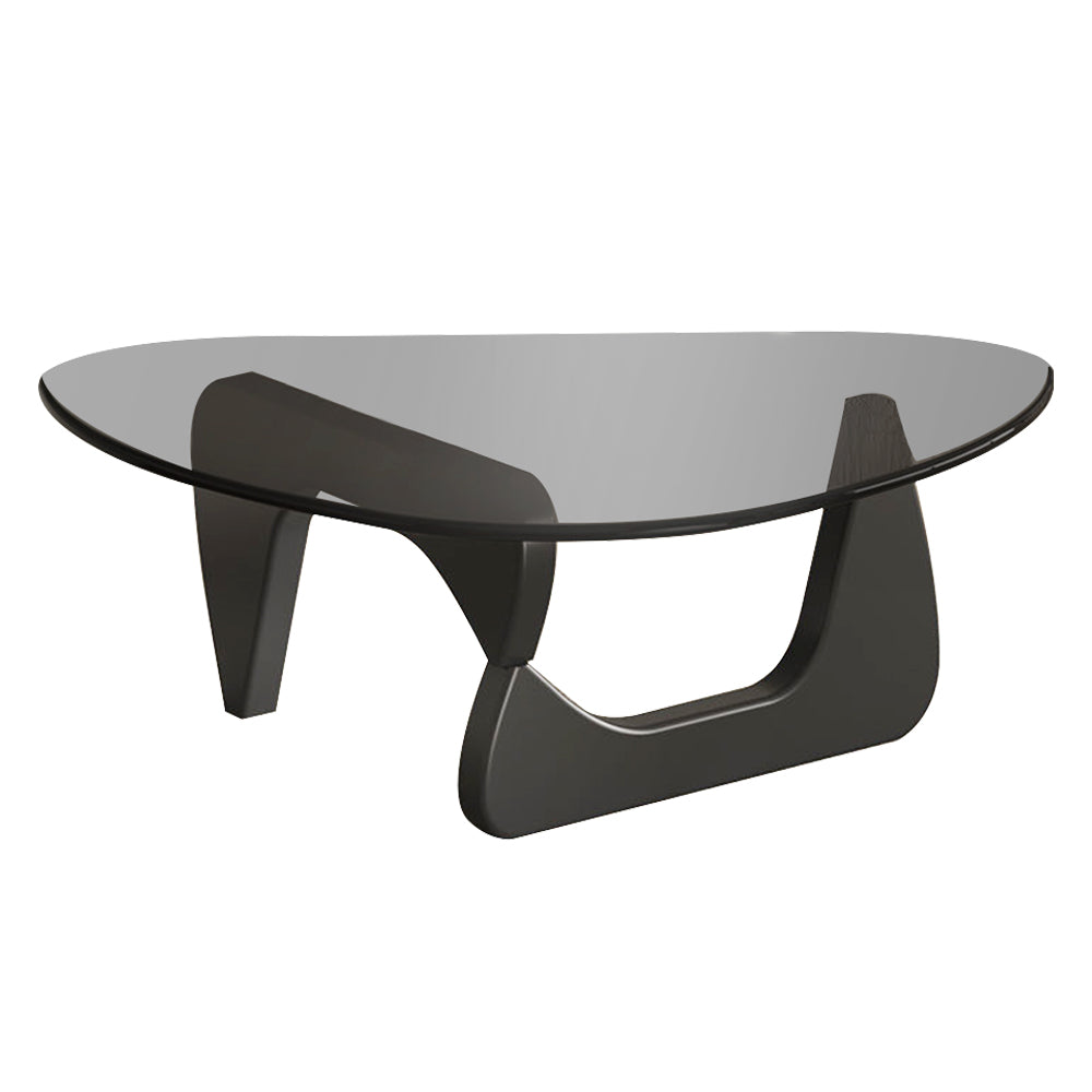 LIVARA Small/Large Glass Coffee Table Oak Coffee Table Legs