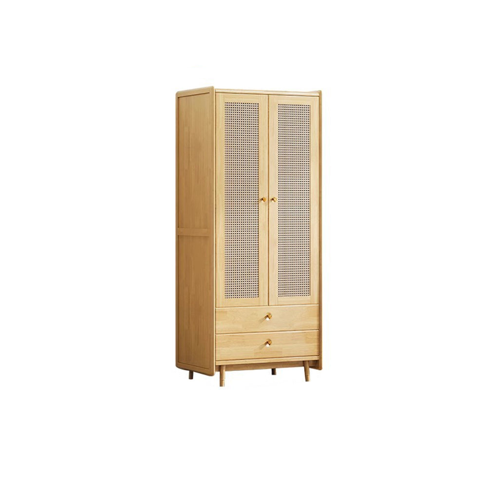 LUXORA 2 Doors/3 Doors/5 Doors Wardrobe Rattan-woven Cabinet Door